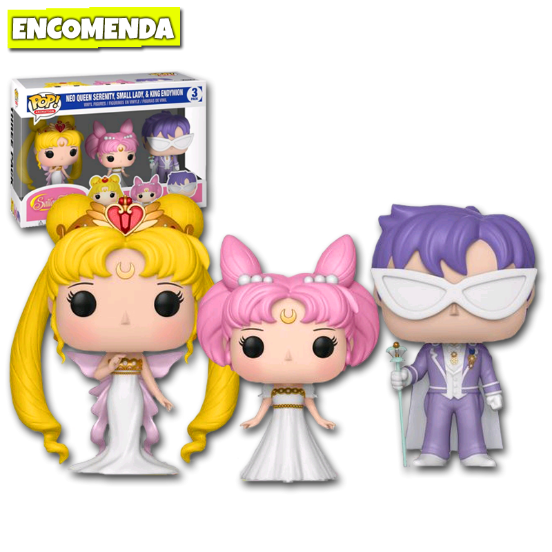 Funko Pop! Sailor Moon - Neo Queen Serenity Small Lady & King Endymion  (Pack) - Loja TSC