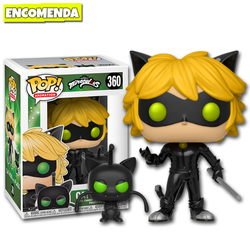 Funko Pop Miraculous Cat Noir 360 Loja Tsc