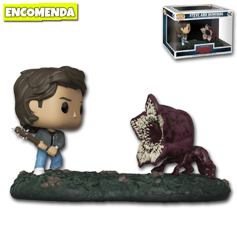 Figurine Funko pop collector Stranger Things #728 : Steve contre le Demodog - Collection