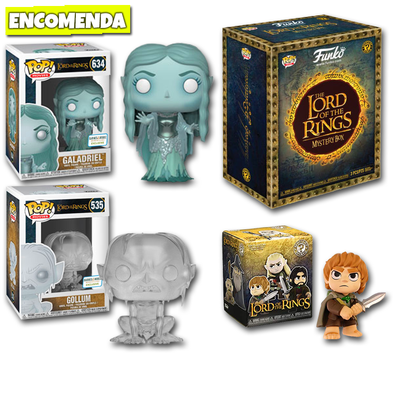 Funko Pop! O Senhor dos Anéis - Box Galadriel Gollum Samwise - Loja TSC