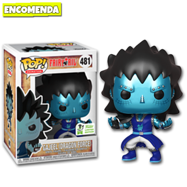Funko Pop! Fairy Tail - Gajeel Dragon Force #481 ECCC - Loja TSC