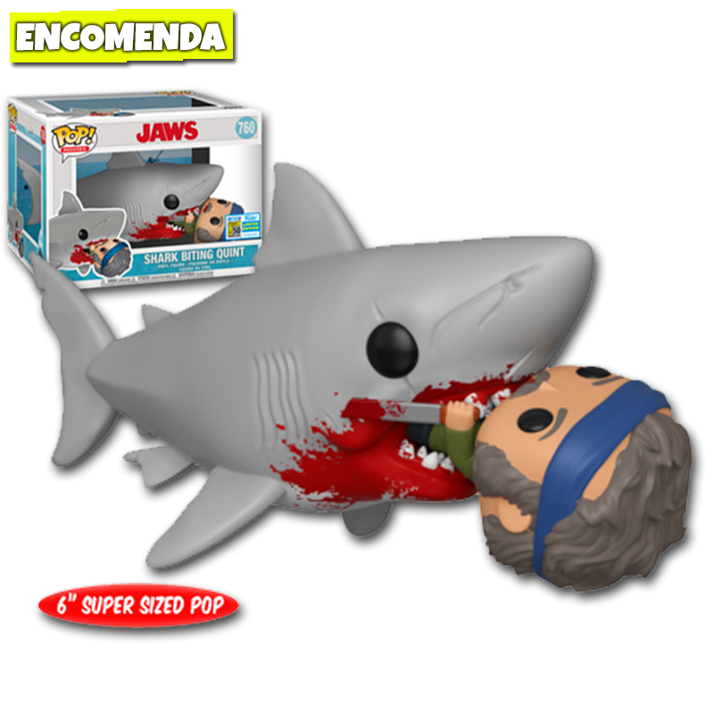 Funko Pop! Jaws Shark Biting Quint 706 SDCC 2019 Loja TSC