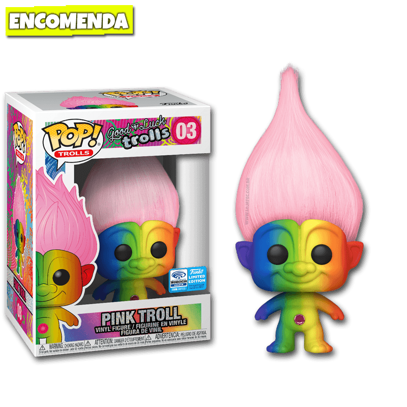 Funko Pop! Good Luck Trolls - Rosa Troll #06 - Loja TSC