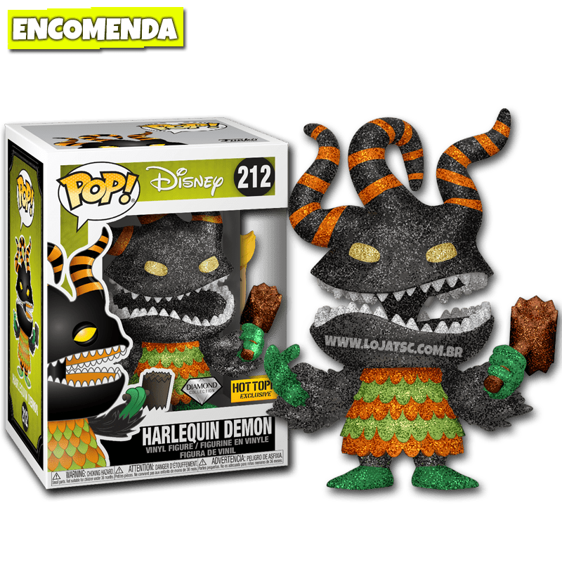Funko Pop O Estranho Mundo de Jack Harlequin Demon 212 Loja TSC