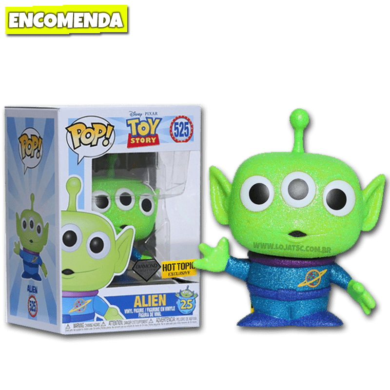 Boneco Funko Pop Disney Alien 525 Toy Story Desenho Pixar