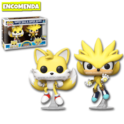 Funko Pop! Sonic - Super Tails & Super Silver (Pack) - Loja TSC