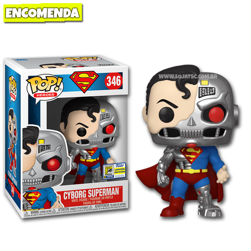 Boneco Funko Pop Superman 07 Super Homem Dc Comics Heroes em