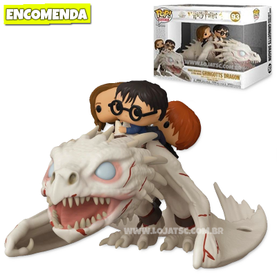 Funko Pop! Harry Potter - Harry, Ron e Hermione no Dragão Gringotts 93