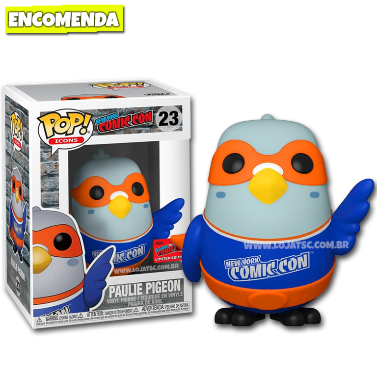 Funko Pop! Icons Paulie Pigeon 23 NYCC 2020 Loja TSC