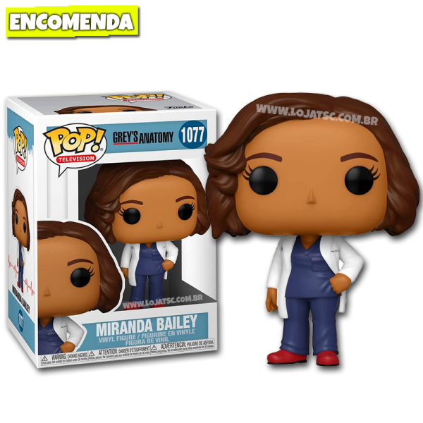 Funko Pop Anatomia De Grey Funko Pop! Grey’s Anatomy - Miranda Bailey #1077 - Loja TSC