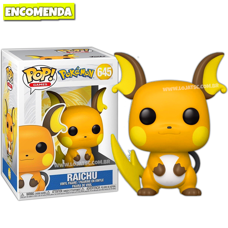 Funko Pop! Pokémon Raichu 645 Loja TSC