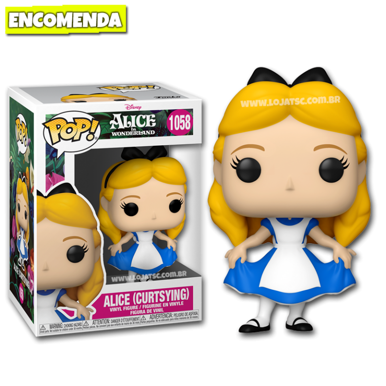 Funko Pop! Alice no País das Maravilhas - Alice #1058 - Loja TSC