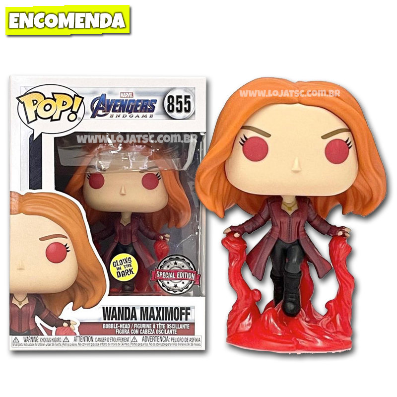Funko Pop! Vingadores Endgame Wanda Maximoff 855 Special Edition