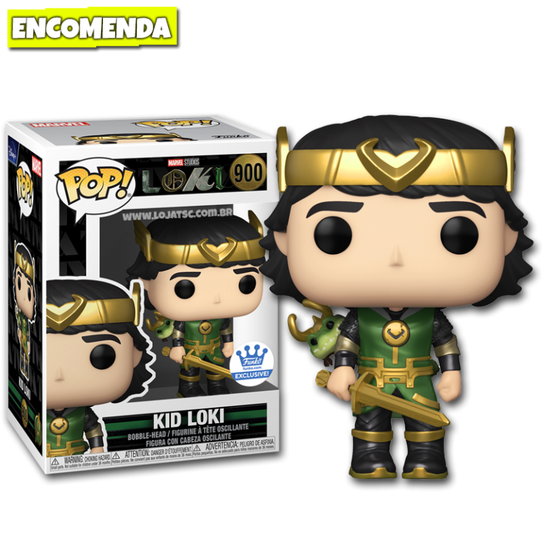 Funko Pop! Loki - Kid Loki #900 Metálico - Loja TSC