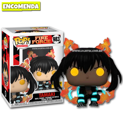 Funko Pop Anime: Fire Force - Maki #980 na Americanas Empresas