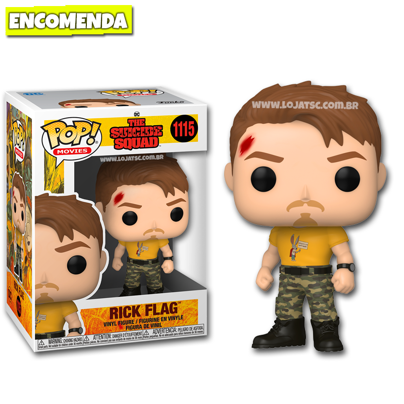Funko Pop! O Esquadrão Suicida - Rick Flag #1115 - Loja TSC