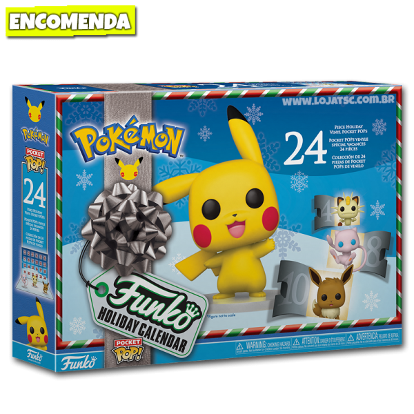 Funko Pop! Pok?�mon - Calend??rio 2021 - Loja TSC