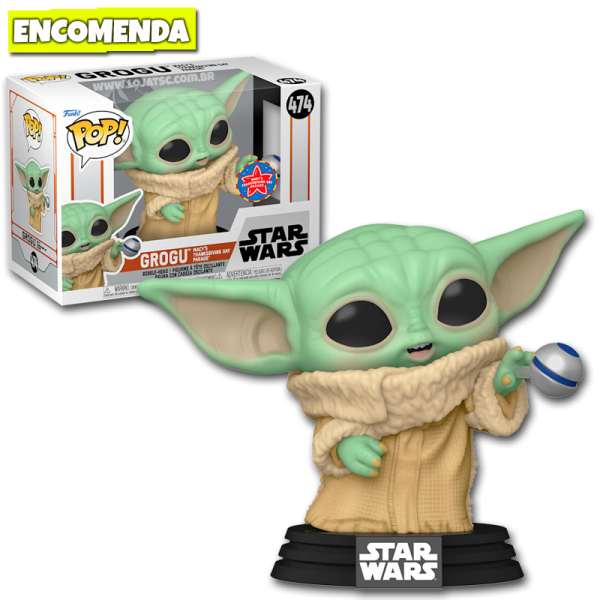 Funko Pop! Star Wars Grogu 474 Macy's Thanksgiving Day Parade Loja TSC