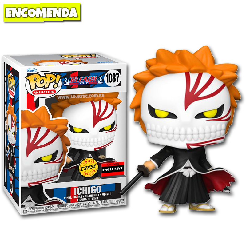 Funko Pop! Bleach Ichigo 1087 CHASE Loja TSC