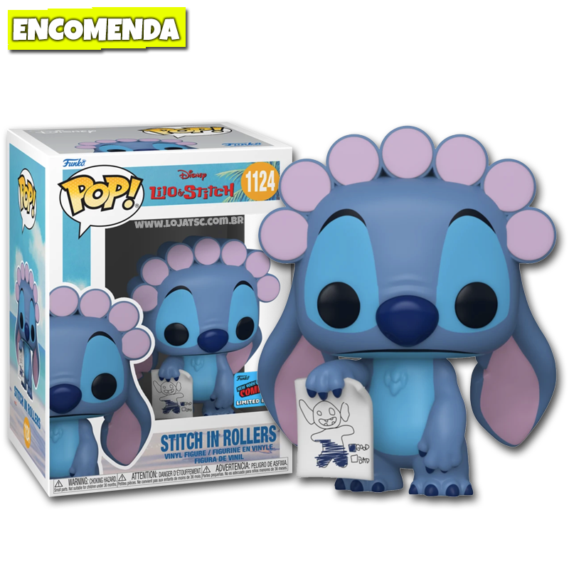 Funko Pop! Lilo & Stitch - Stitch em rolos #1124 - Loja TSC