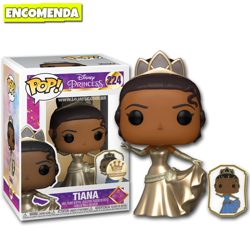 Funko Pop! Disney Princess Tiana 224 Exclusiva Gold