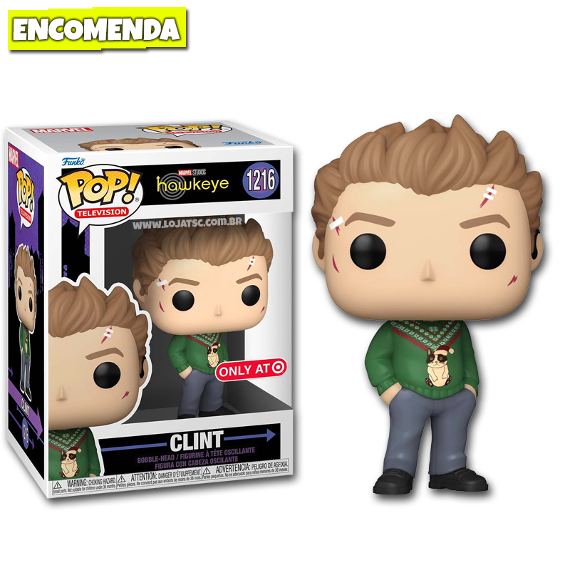 Funko POP! Hawkeye Christmas Sweater #1216 - Edition Exclusive Target, Figurine Vinyl Collection Marvel
