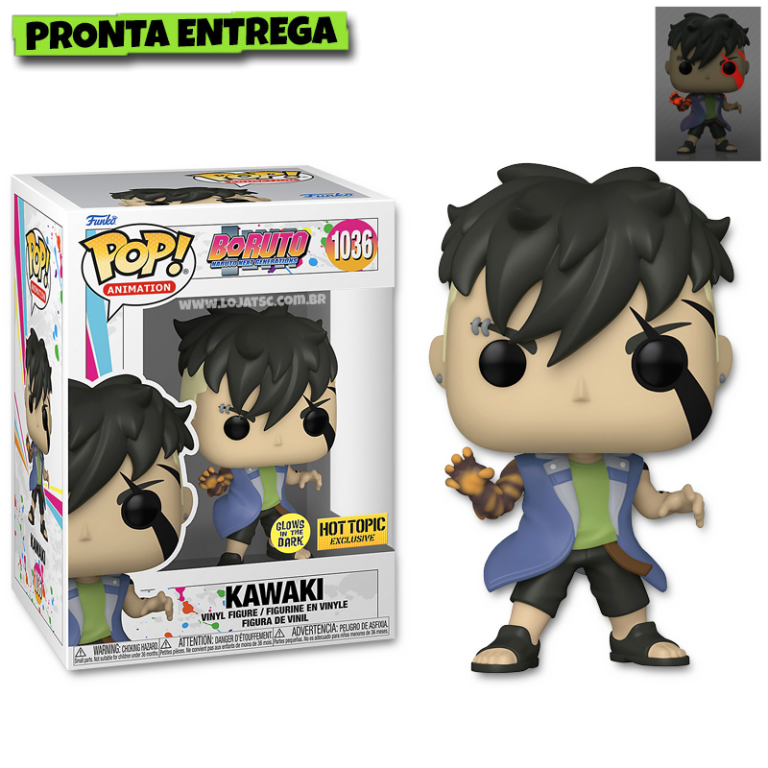 Funko Pop Boruto Kawaki 1036 GITD Loja TSC