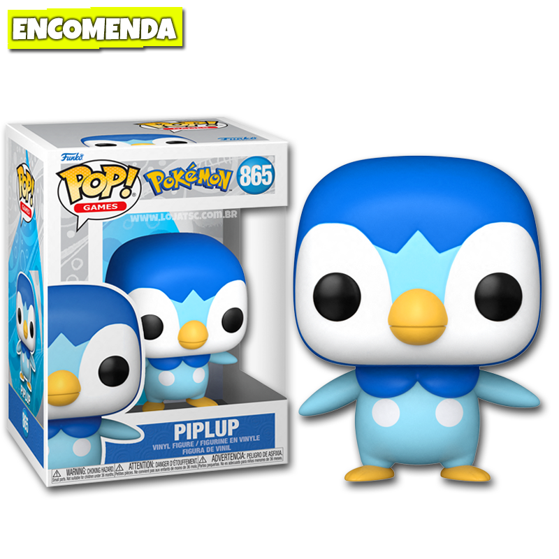 Funko Pop! Pokémon - Piplup #865 - Loja TSC