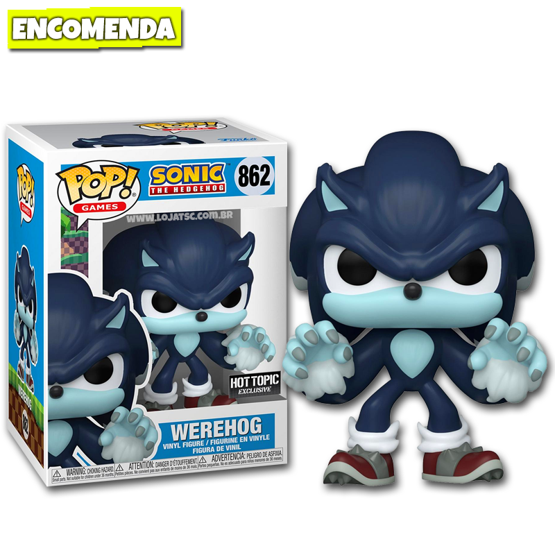 Kit Boneco Funko Pop Sonic Super Tails & Super Silver Sdcc na