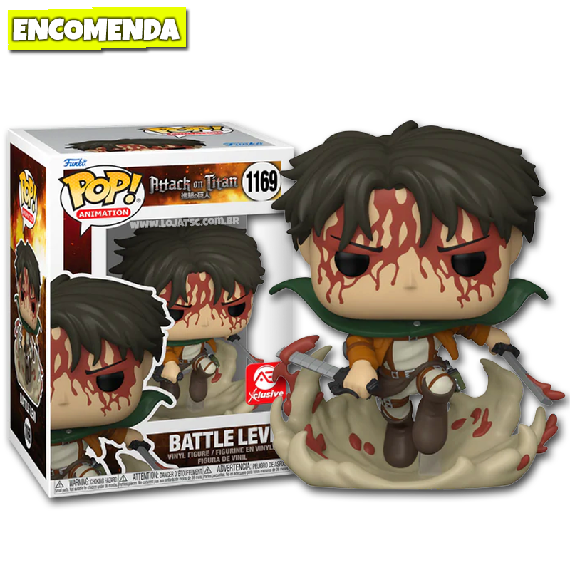 Funko Pop! Attack on Titan Battle Levi 1169 Loja TSC