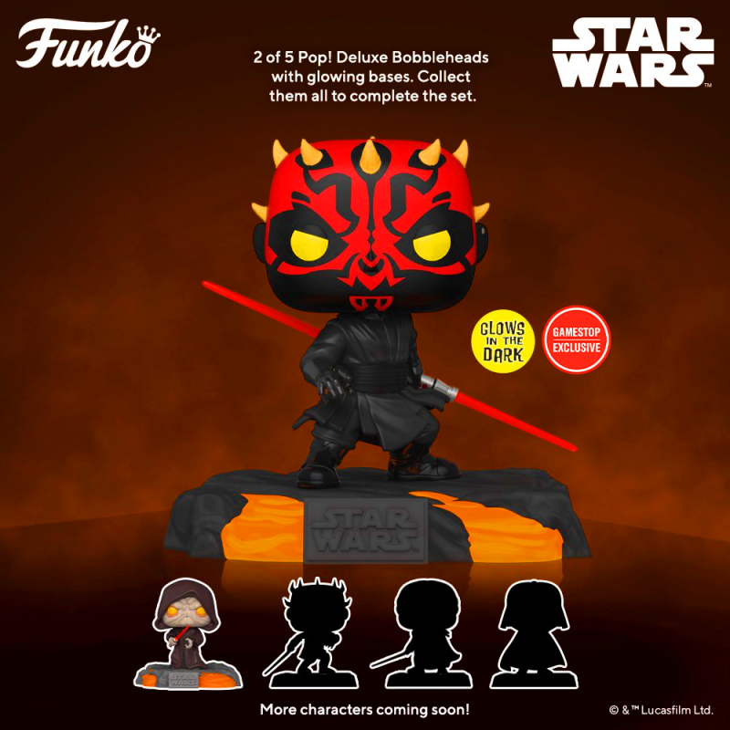 Funko Pop! Deluxe: Star Wars Red Saber Series Volume 1 - Savage Opress...