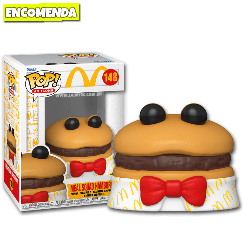 Boneco Papa Burger Mc Donalds