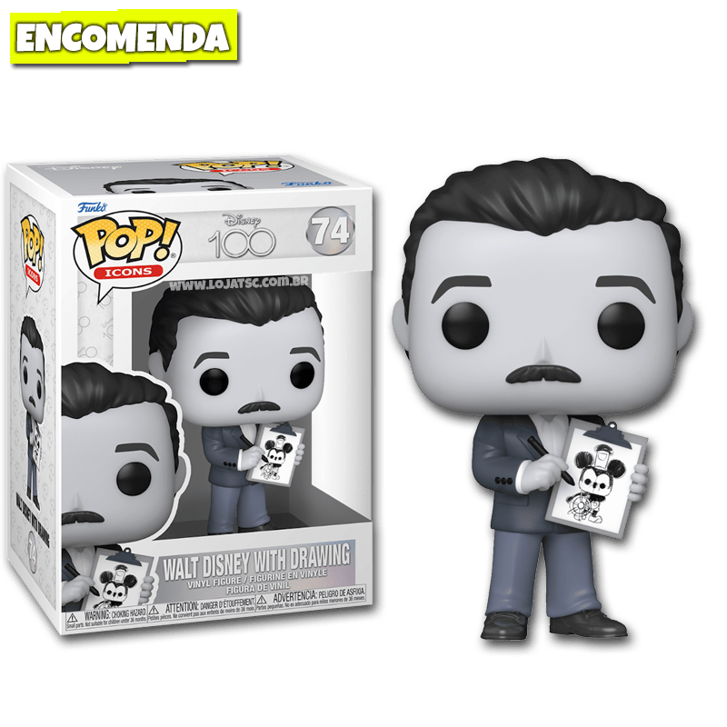 Funko Pop! Disney 100 - Walt Disney 74 - Loja TSC Funko Pop! Disney 100 - Walt Disney 74 - Loja TSC