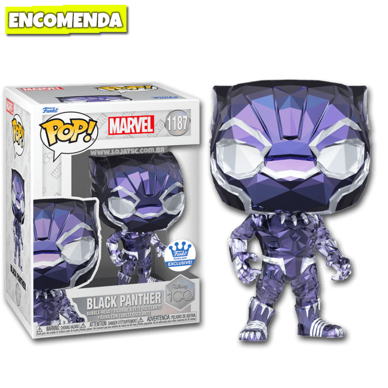 Funko Pop! Disney 100 Black Panther (FACET) 1187 Loja TSC