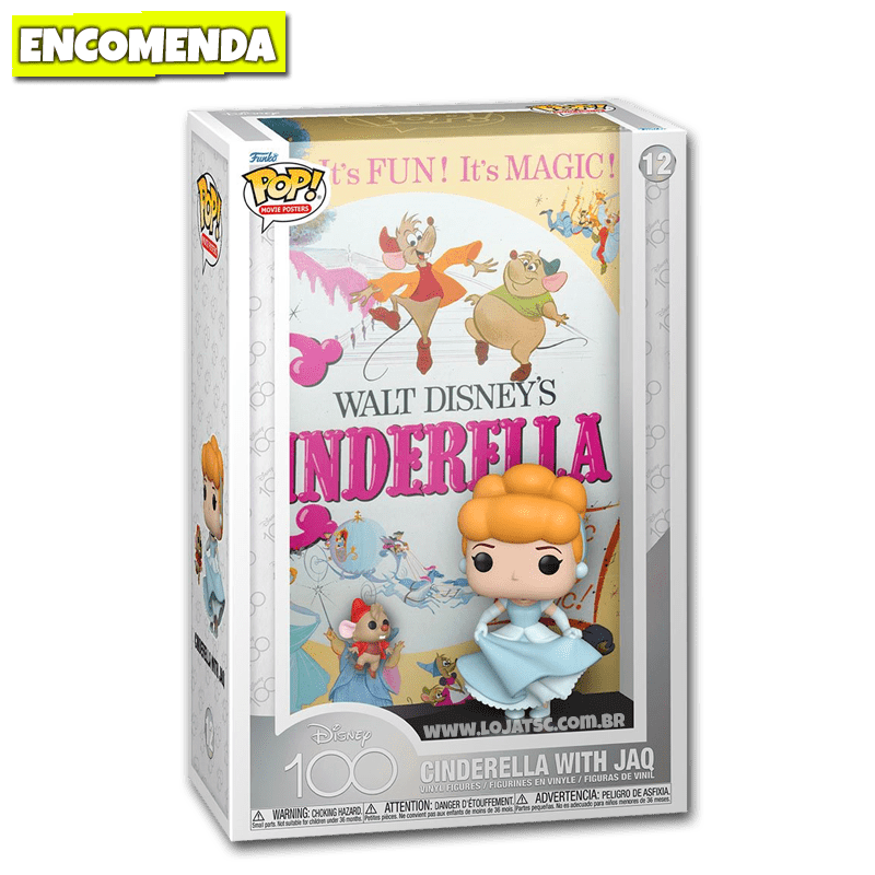 POP! DISNEY: CINDERELA - PRINCESA CINDERELA - EDIÇÃO ANÍVERSÁRIO