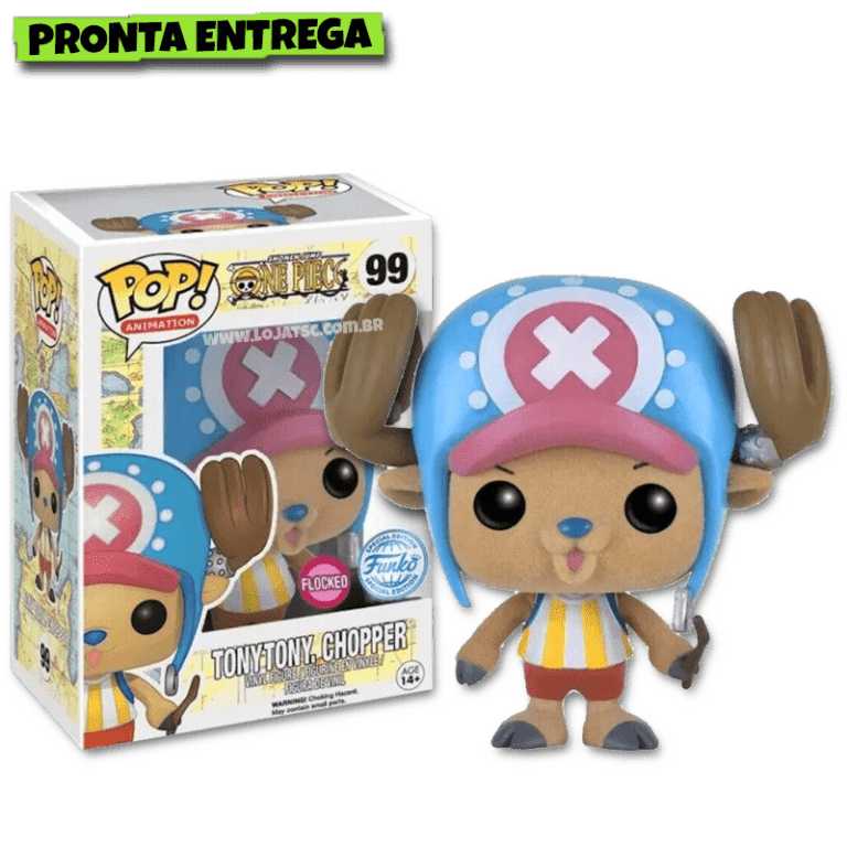 Funko Pop! One Piece Tony Tony. Chopper 99 Flocked Loja TSC