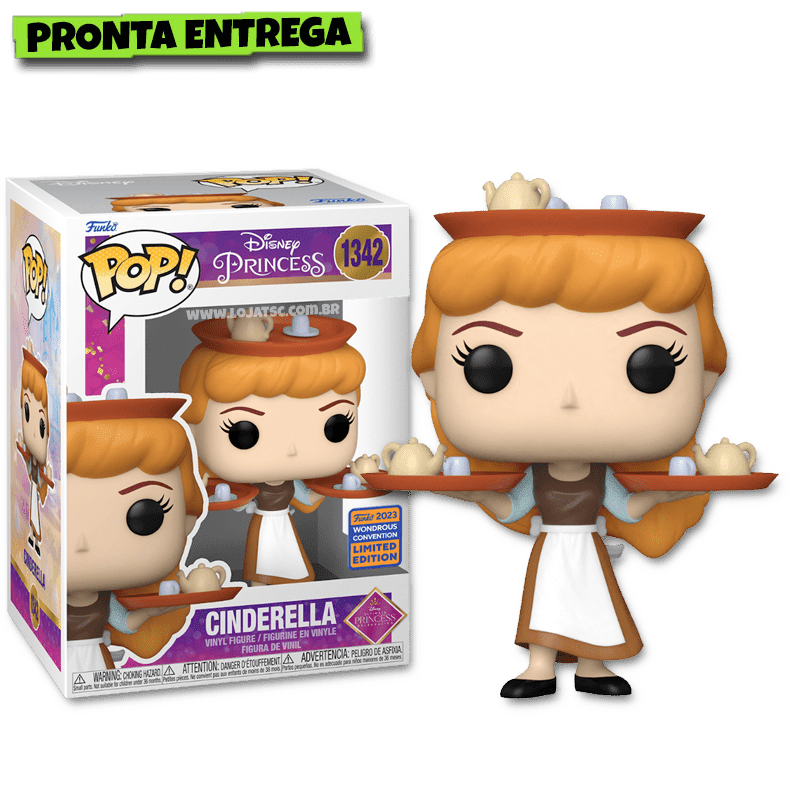 Funko Pop! Ultimate Princess - Cinderela #222 Cromada - Loja TSC