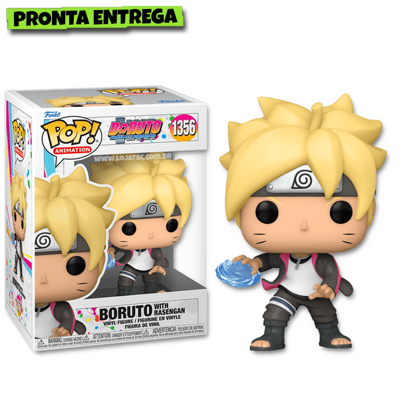 Funko Conjunto de 5 bonecos Pop Boruto da Marvel Boruto com Marcas