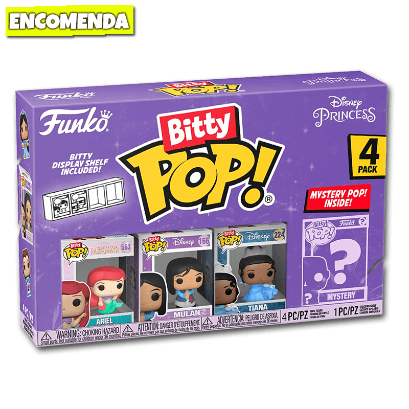 Funko Bitty Pop! Disney Princess 4-PACK SERIES 1 - Loja TSC