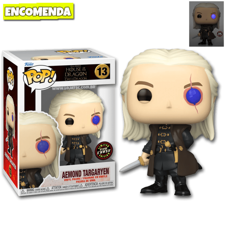 Bundle Funko POP! House Of The Dragon Aemond Targaryen GITD CHASE #13