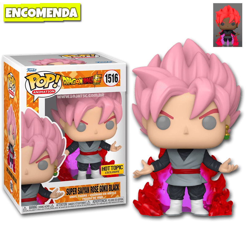 Figura Dragon Ball Flash - Super Sayan Rosé Goku Black