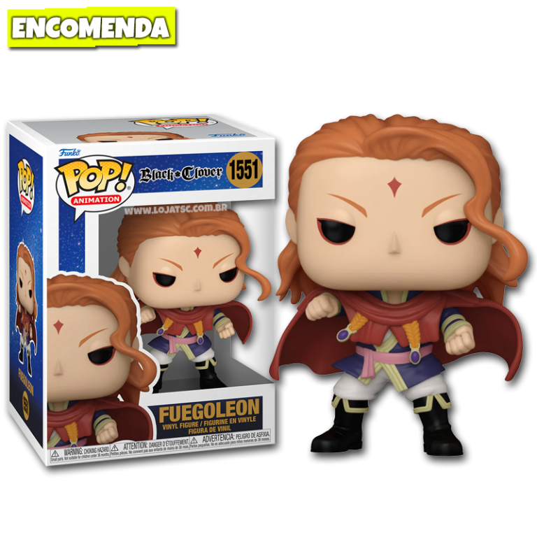 Figurina   Pop! Animation   Black Clover: Fuegoleon (Glow in The Dark