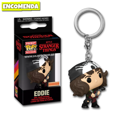 Funko Pop! Chaveiro Stranger Things – Eddie
