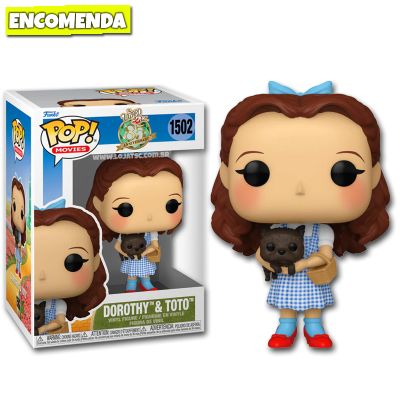 Funko Pop! O Mágico de Oz (The Wizard of Oz) - Dorothy & Toto 1502