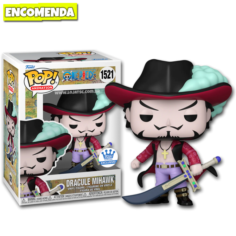 Funko Pop! One Piece - Dracule Mihawk 1521 - Loja TSC