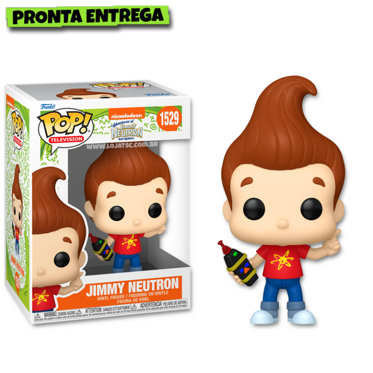 Nickelodeon The Adventures of Jimmy Neutron Boy Genius Jimmy Neutron Funko Pop Vinyl Figure #1529 main image 0