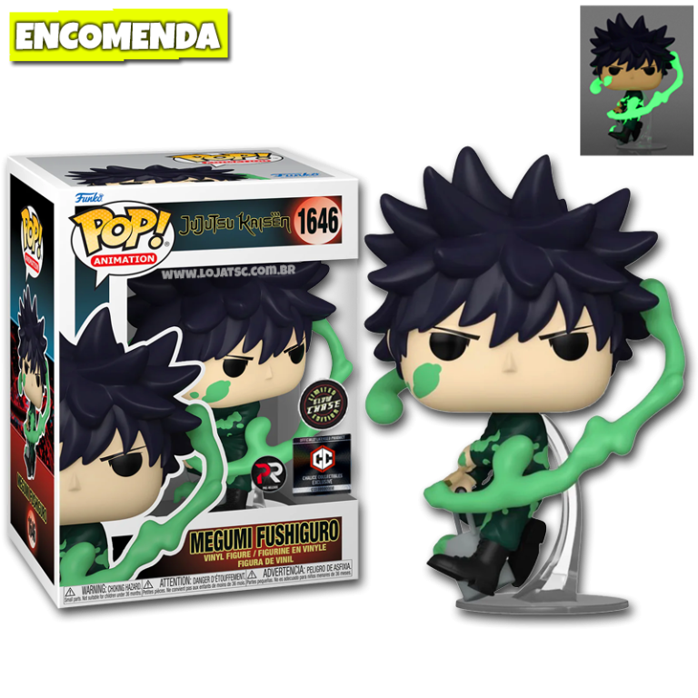 Funko Pop! Keychain – Megumi Fushiguro De Jujutsu Kaisen, Llavero De Vinilo Coleccionable De 11,76 Cm, Oficial Y Original, Regalo Ideal Para Fans Del Anime Funko Pop Llavero Megumi Fushiguro
