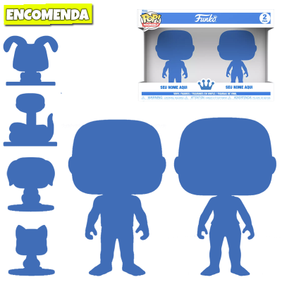 Funko Pop! Yourself - Personalizado #01 - 04 PET PACK