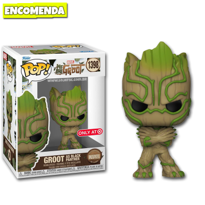 Funko Pop! Marvel 85th Anniversary: We are Groot - Groot as Black Panther 1398