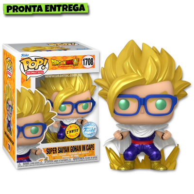 Funko Pop! DragonBall Super Super Saiyan Gohan in Cape 1708 CHASE